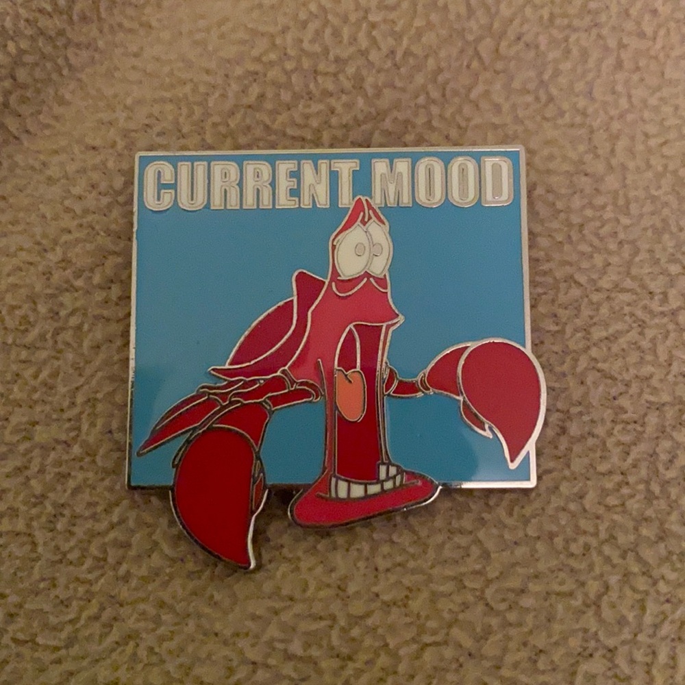 Sebastian Current Mood Disney Pin